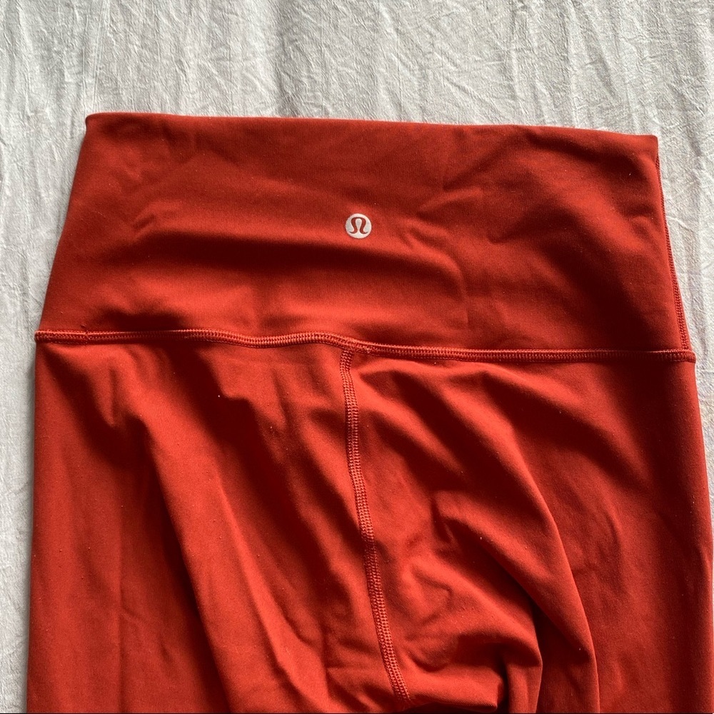 Lululemon Wunder Under Bonfire Leggings